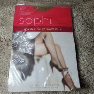 Sophi One Size Panty Hose Beige New In Bag
